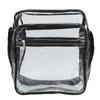 Clear Messenger Bag PVC Waterproof Visible Zipper Design Crossbody Tote Shoulder Bag for Travel