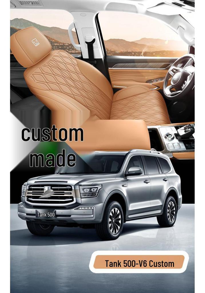 Great Wall Tank 500 All-Season Leather Ventilated Seat Cushion Cover