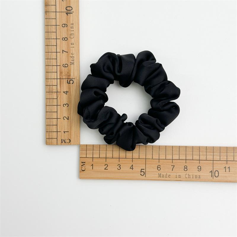 Wszechstronna satynowa gumka do włosów w stylu francuskim: Damska gumka do wysokiego kucyka, styl koreański