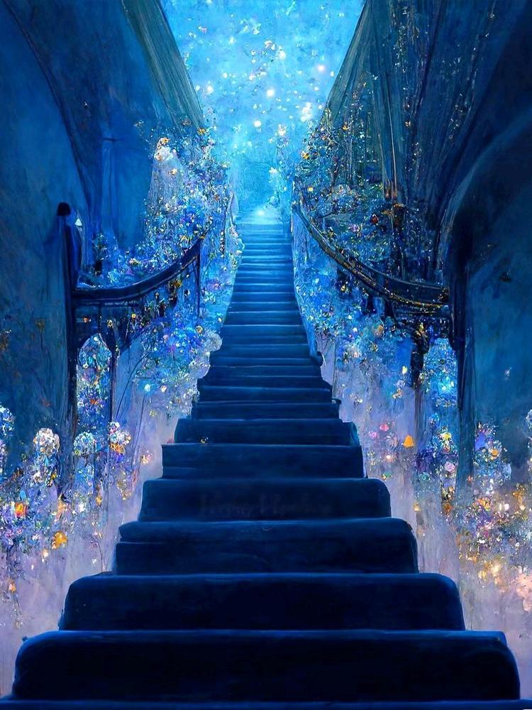 5D DIY Malowanie Diamentowe Mozaika Sen Blask Księżyca Zamek Krajobraz Haft Krzyżykowy Obraz Dekoracja Domu Prezent