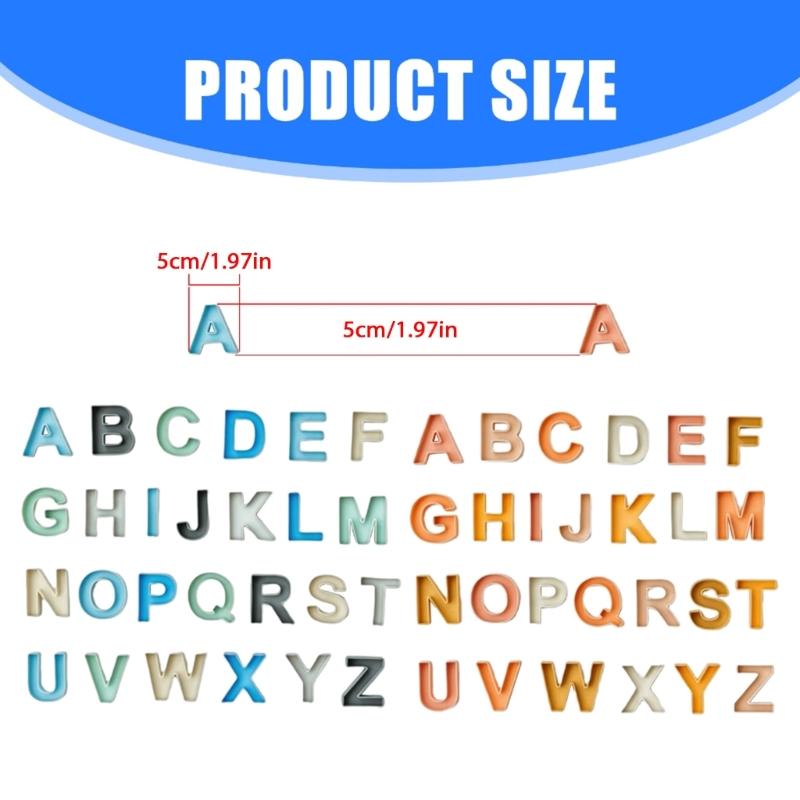 Educational Silicone Blocks Bath Toy Set 26 Letters For Children Soft Blocks Fun for Preschoolers Learning