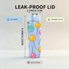 1PC Mixed Lollipop Candy Sweet Pattern 750ml Color Plastic Sports Water Bottle Leakproof Flip Straw Lid Suitable for Sports Office Home Use