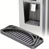 Silicone Refrigerator Drip Catcher Tray Water Dispenser Drip Tray Ice Protector Pan With Raised Ridge Fridge Spill Prevention