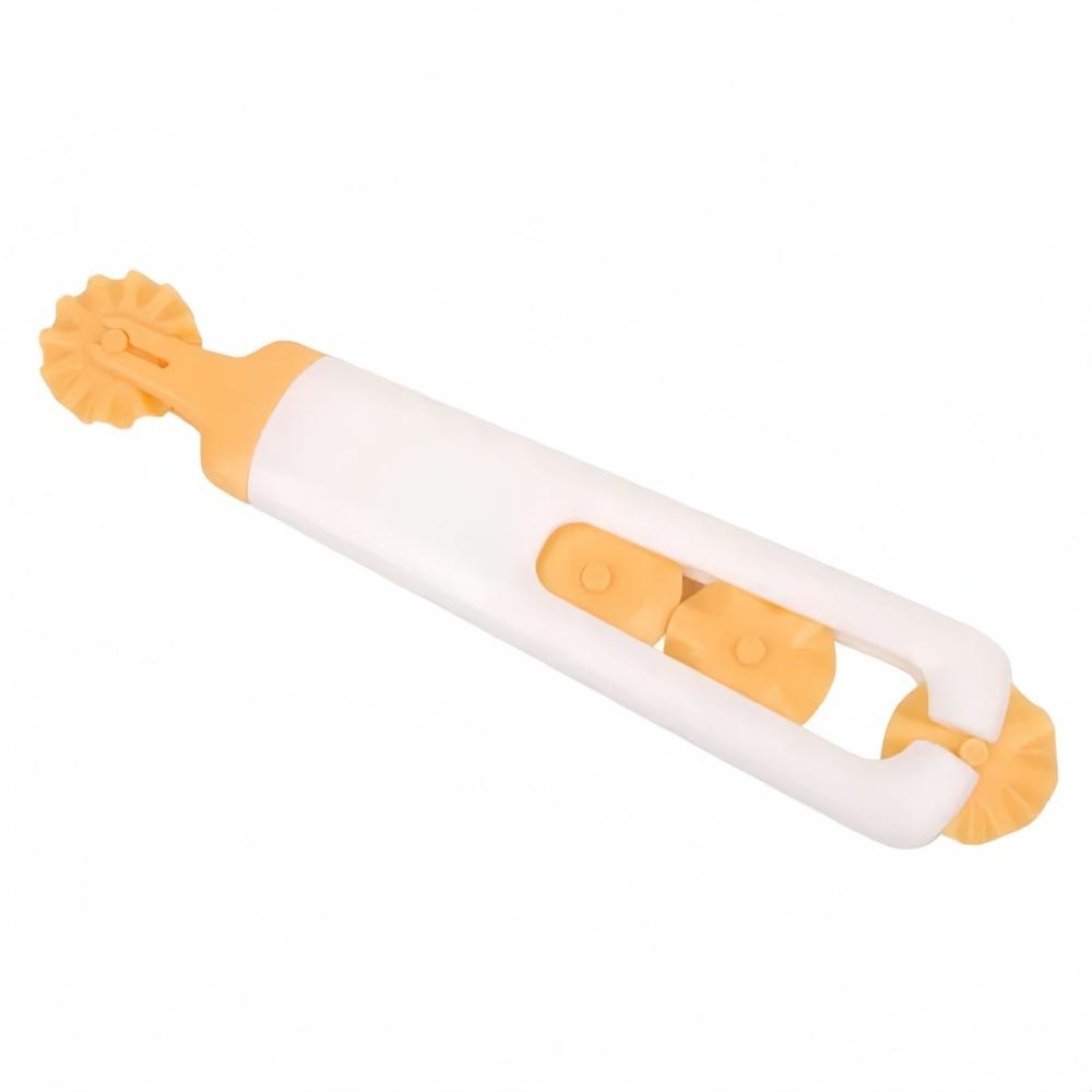 Pastry Dough Roller Knife 4 In1 Plastic Flower Shaped Roller Pancake Knife For Kitchen Baking Pizza Biscuit Dough Cutting Tool