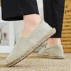 2026 Fashion Men's Fisherman Espadrilles Casual Slip-on Flats Comfortable Breathable Shoes with Durable Sole for Daily Walking