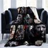 Michael Myers Blanket Super Soft Plush Flannel Blanket Living Room Bedroom Sofa Blankets for Beds Blanket Gift