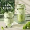 Glass Water Bottle ins Portable Glass Cup With Lid Straw For Coffee Milk Tea Juice Anti-scalding School Drink Bottle Gift