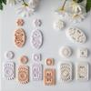 Plastic Bohemian Flower Earring Molds Polymer Clay Tools Reusable Mould For Handmade Jewelry Creations