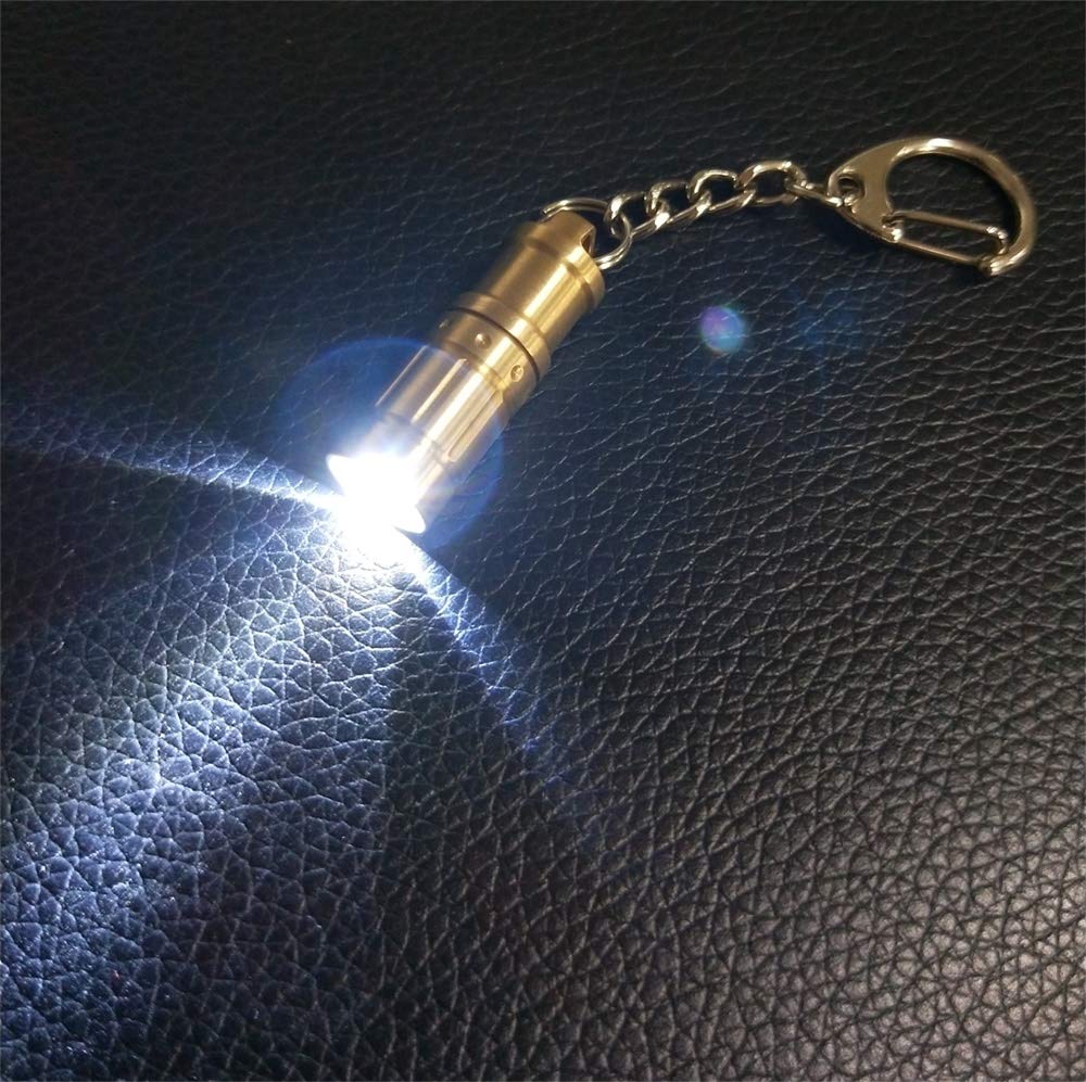 mini keychain lifelong waterproof keychain light for children emergency flashlight for emergency and a great gift Ultra-compact flashlight,