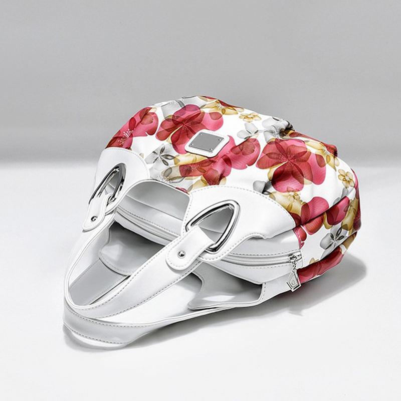 Fashion Women's Shoulder Bags Printed Flowers Ladies Messenger Bag Designer Brand Luxury High-quality Leather Bags for Ladies