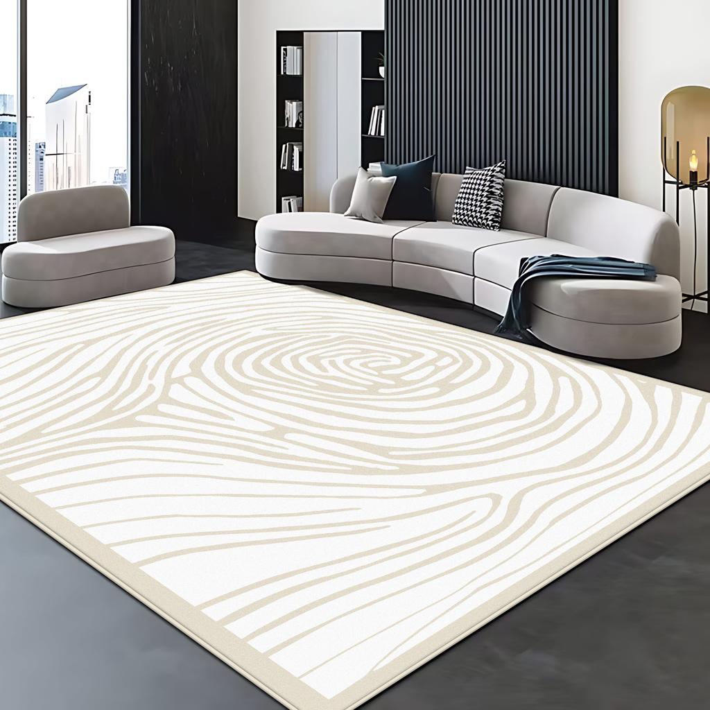 Simple Style Big Size Carpet for Living Room Non-slip Soft Bedroom Decor Aesthetic Rug Lint-free Coffee Tables Mat Easy Clean
