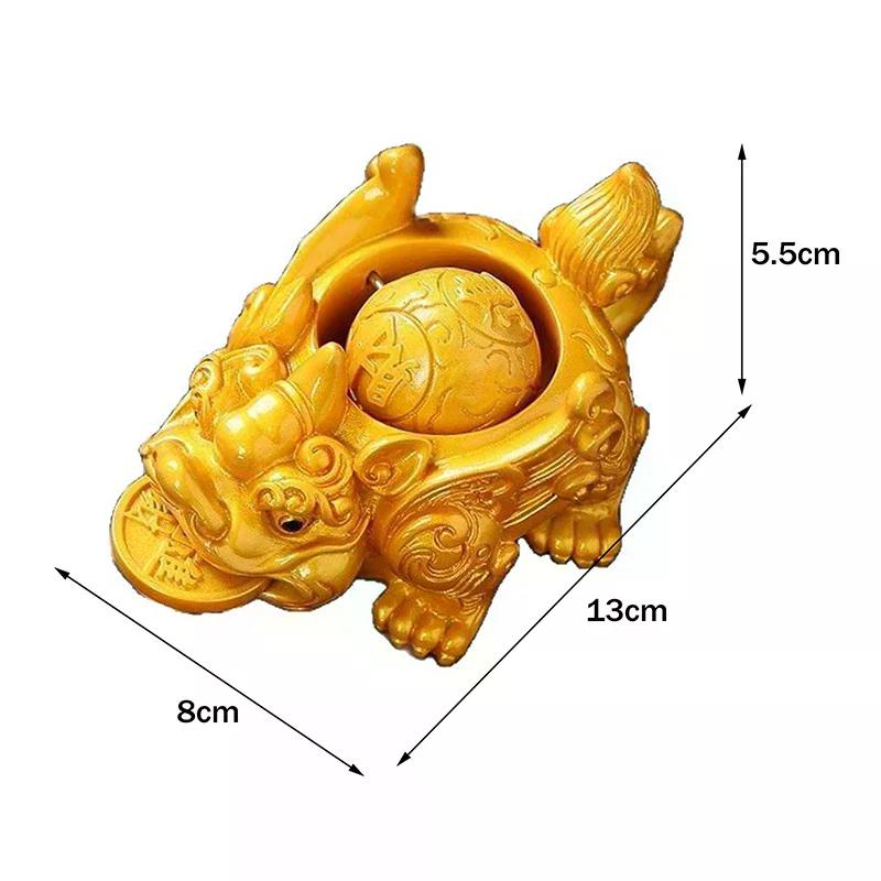 1PC Boutique Tea Pet Water-spraying Pixiu Tea Pet Ornament Handmade Tea Ceremony Tea Game Financial Tea Table Gift