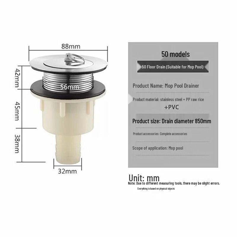 LANGZHIWEN Mop Sink Drain Kit