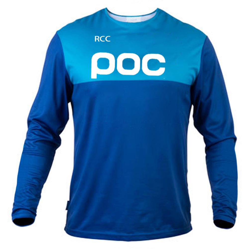 POC Men's Off-road Cycling Jersey Downhil Mountain Bike DH Shirt MX Motorcycle Long Sleeved T-shirt