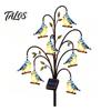Courtyard Ambient Lighting Outdoor Solar Pathway Light, Bird-shaped Stump Decorative Garden Stake with Warm Terrace And Balcony Accents LED
