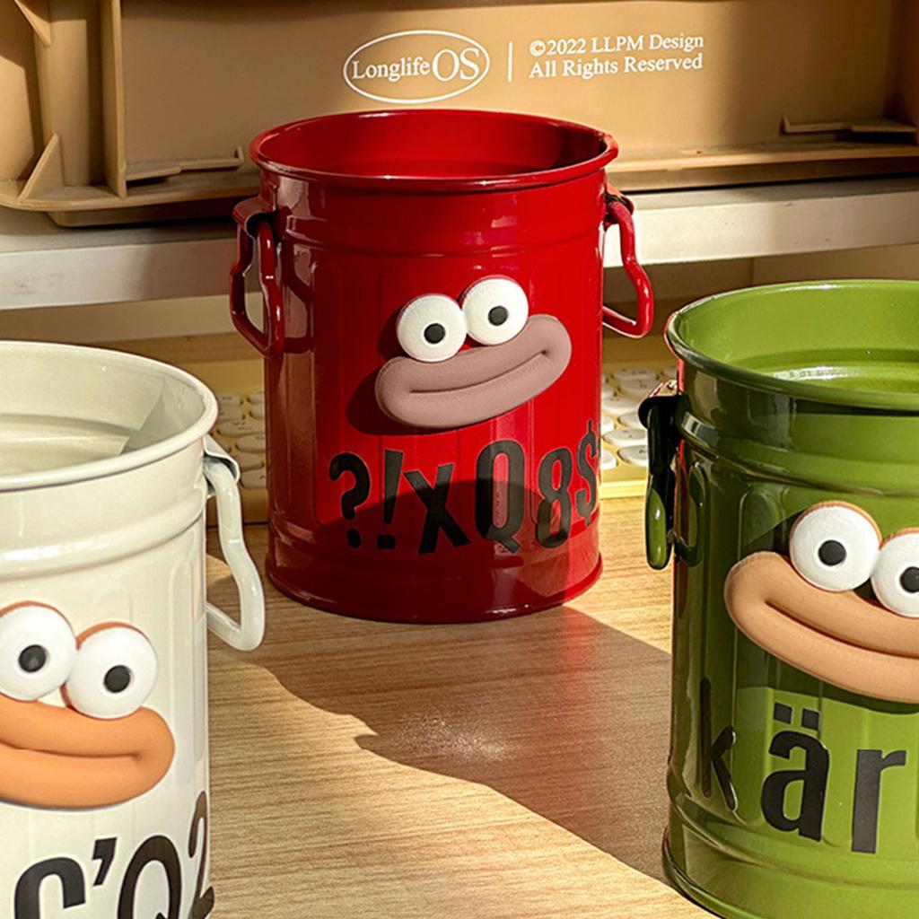 Cartoon Pen Holders Desk Organizer Metal Pencil Holders For Home Office Bathroom Storage