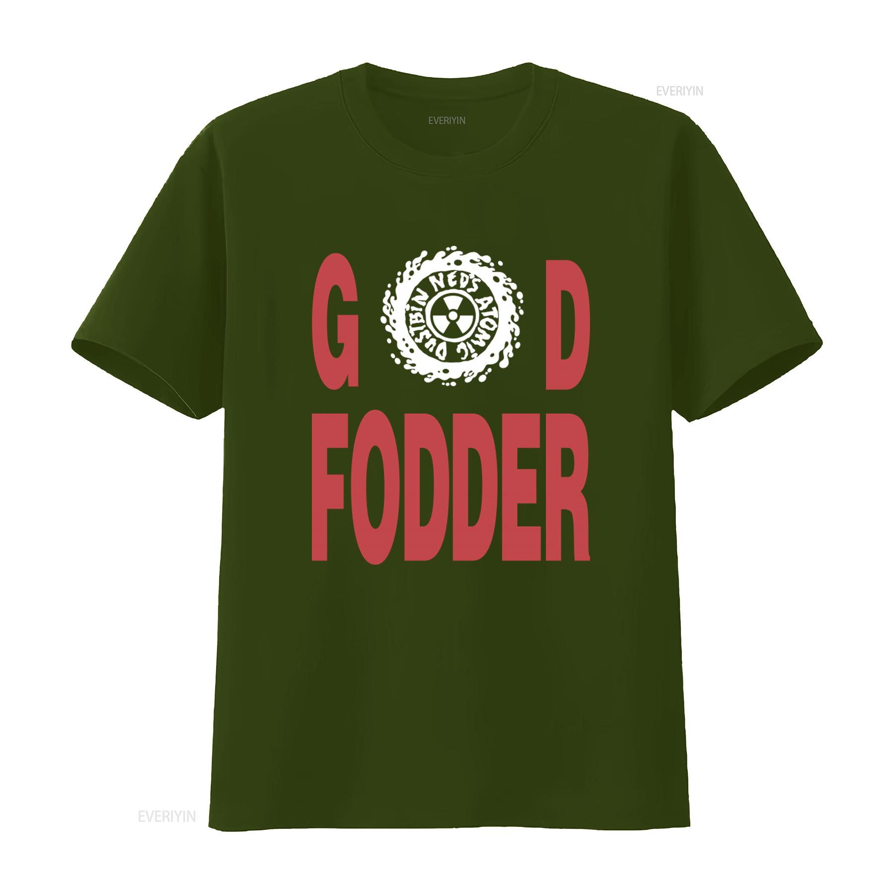 

1991 Vintage NED S ATOMIC Dustbin God Fodder Tour Concert Promo Album Rare 90s T Shirt vintage Washed fashion Stylish M