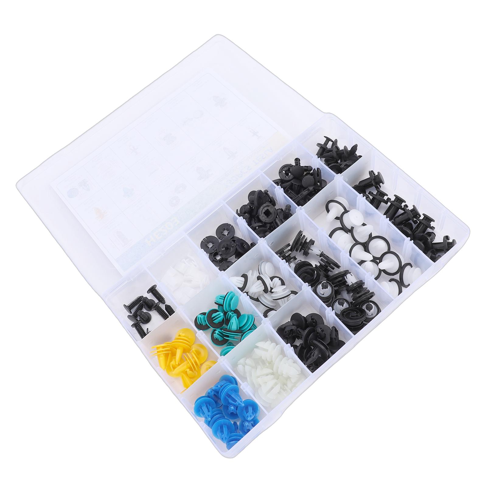 Interior and Exterior Retainer Fastener Clip Kit Multifunctional Replacement for