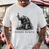 Tummy Hurts Knight Shirt, Funny Dark Fantasy Graphic Tee, Retro Elden Knight Top Unisex T-Shirt