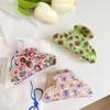Sweet Hair Claw Clip Retro Floral Hair Accessories Fashion Hairpin  Girls Gifts
