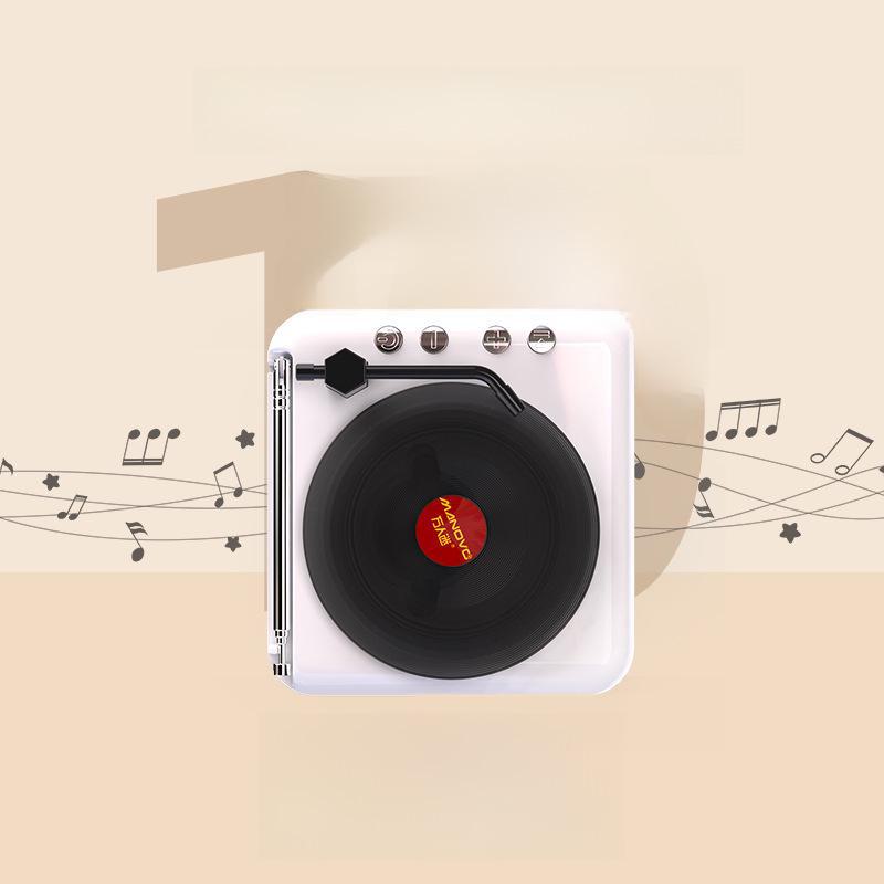 H3 Retro Bluetooth Mini Speaker: Creative Gift, Radio, Card Player