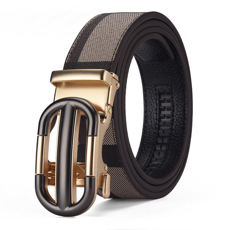 Ceinture Homme Jeune Homme Alliage Boucle Automatique Marée Imprimée Ceinture Homme Ceinture Premium