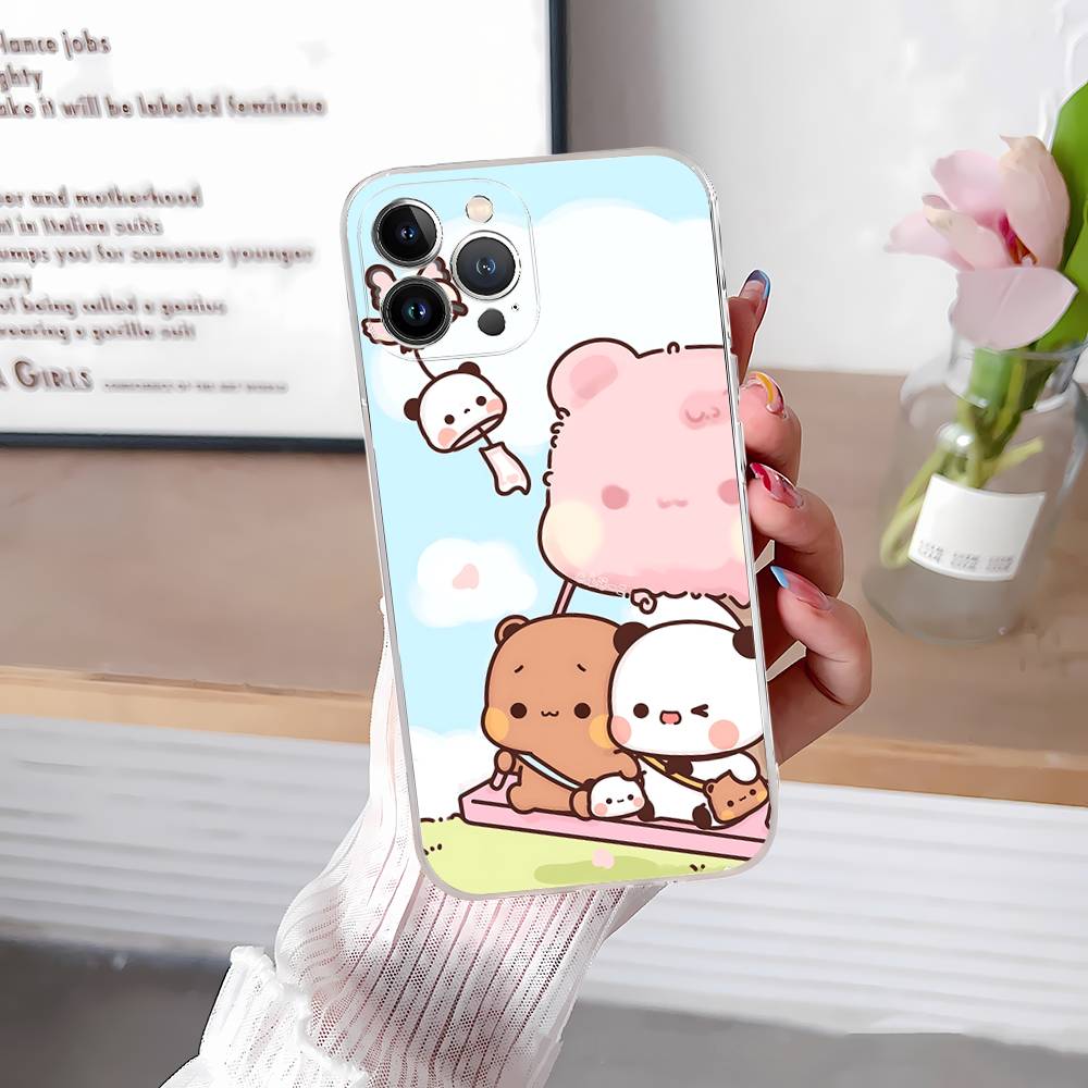 Cute Bubu Dudu Phone Case For IPhone 17 16 15 14 13 12 11 Pro Max Plus Mini Clear TPU Cover