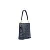 COACH handbag Mollie classic old flower jacquard buckle closure, chambray fabric and cow leather bucket bag hand-held shoulder crossbody bag 28