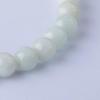 14cm White Itoigawa Natural Jadeite Japanese National Jomon Power Stone Jadeite Workshop Special Paulownia Wood Quality Guarantee ABR0893 (6mm Beads,