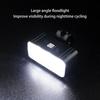 Bicycle Front And Rear Light Set Rechargeable Portable Led Headlight Taillight For Mountain Road Biking Night Riding Accessories