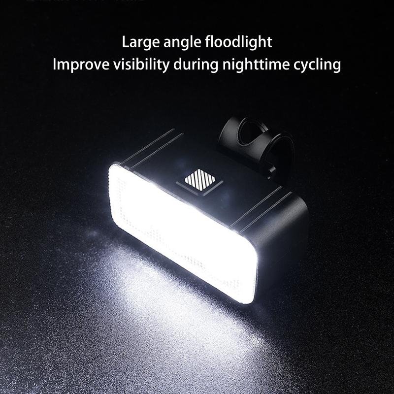 Bicycle Front And Rear Light Set Rechargeable Portable Led Headlight Taillight For Mountain Road Biking Night Riding Accessories