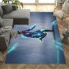 Dynamic Soccer Legend Action Carpet Suitable for Game Room Balcony Outdoor Decorate Room Anti-slip Rug Decorate Offices
