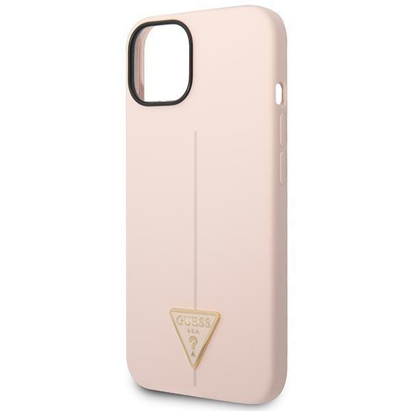 Guess Guhcp14Msltgp Iphone 14 Plus / 15 Plus 6.7 Różowy/Pink Hardcase Silicone Triangle