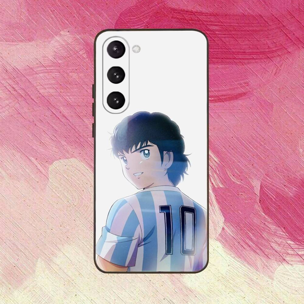 Comic C-Captain Tsubasas Phone Case For Samsung Galaxy A73,A72,A71,A70,A53,A52,A51,Others Soft Black Cover