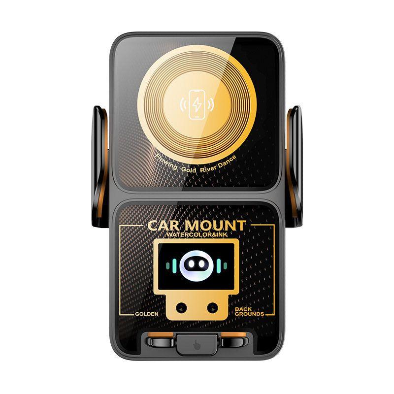 New Arrival 2025 Infrared Sensor with Wireless Charger Mobile Navigation Car Supplies on-Board Bracket