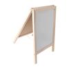Kids Easel Double Sided Foldable Standing Large Painting Space Poplar Structure Wooden Easel 25x40cm with Accessories