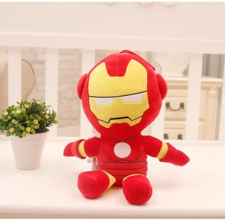 Hot 27-30cm Man Spidermaned Plush Toys Movie Dolls Marvel Avengers Soft Stuffed Hero Captain America Iron Christmas Gifts