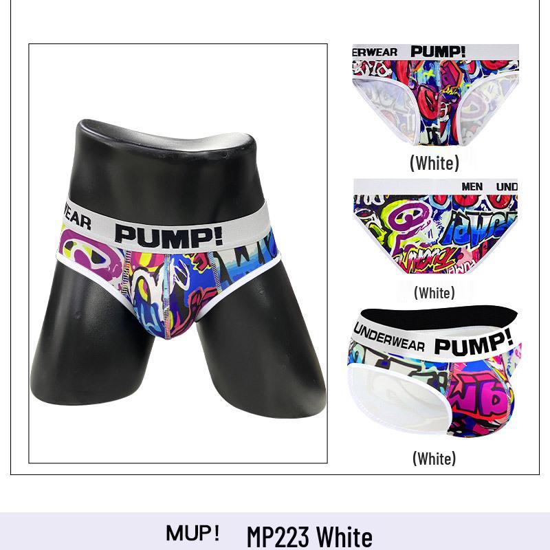 Trendy Low Rise Color Block Slim Fit Hip-Lifting Men's Sport Briefs