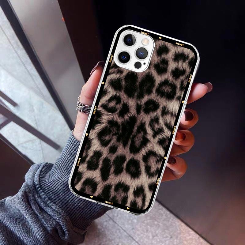 Animal Leopard Print Phone Case For iPhone 17 Air 16 15 Pro Max 14 Plus 13 Mini 12 11 Cover 7 8 SE Silicone Shell Print Fundas 1