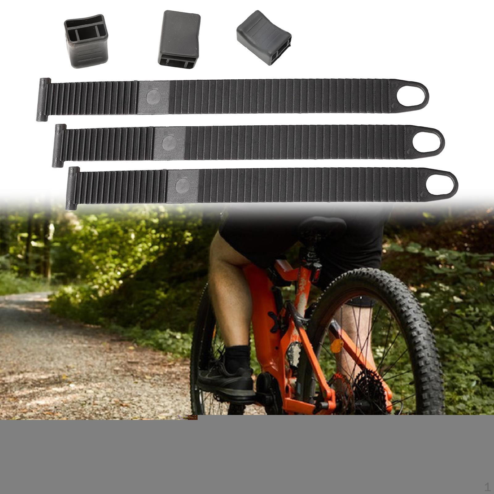 

3Pcs Bike Rack Straps Fixing Belts Wheel Stabilizer for 591 Rooftop Bikes