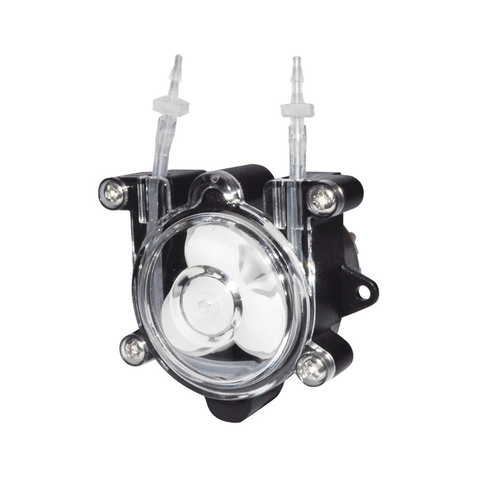 

High-Flow Peristaltic Pump Miniature Dosing Pump Peristaltic Hose Pump for Lab Aquarium Chemical Analysis 10-26ml/min