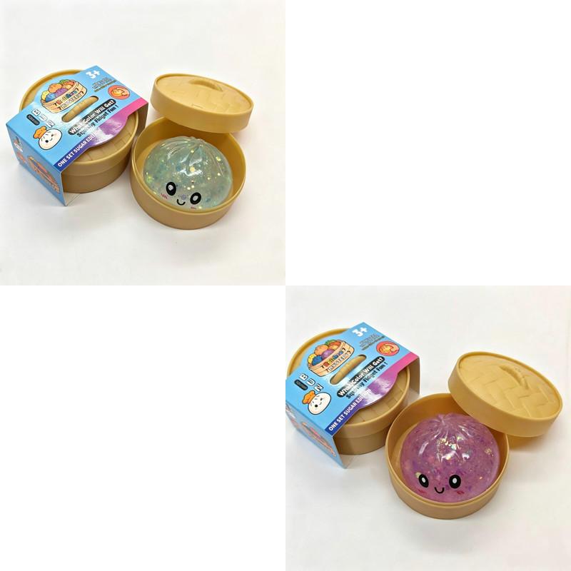 Heißer Glitzer Knödel Quetschspielzeug Squishy Malzose Serie mit Box Fidget Spielzeug Knödel Sensorisch zur Stressbewältigung Langsamer Rückprall Kreatives Geschenk