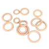 12Pcs Wooden Rings 6 Different Sizes Natural Wood Rings Unfinished Wooden Rings for Crafts Macrame Jewelry Making