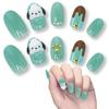 Sanrio Character Nail Peel and 24 Stone Nail Peel and Stick Nails for and Adults Tips, Pochacco, Stick, 3D, Sheets, Short, Gradient, Stickers,
