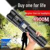 High Power Rechargeable Mini Tactical Flashlight - Bright, Portable, Long Range, Multifunctional, White Light Display