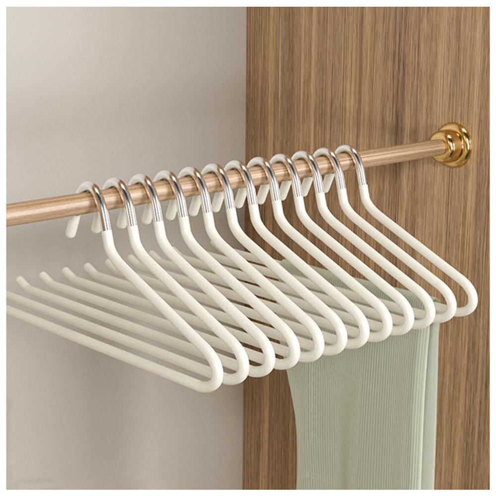 10pcs Coat Hanger Non-slip Trouser Hanger Pull Telescopic Z-shaped Open Clothes Hanger Clothing Organizer For Home Closet