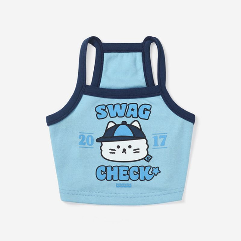 KINIKINI [Kinikini X Up Up] SWAG CHICHI CROP TOP-NAVY (Crop Top)