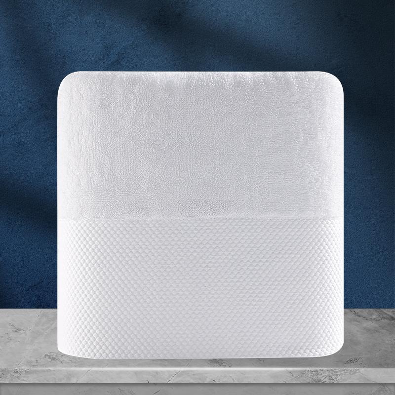 Luxury Hotel Bath Towel White Towel Custom logo Five-star Hotel Bath Towel Set with 100% Cotton 34*34&1&500 - 699 GSM&1 piece белый