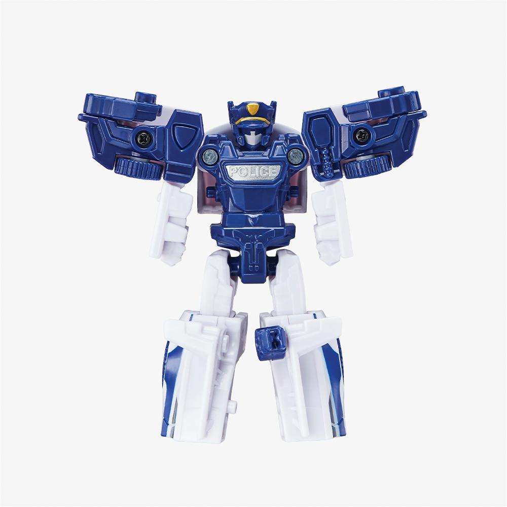 [young toys] Tobot Mini Ssen Transforming Police Car Robot