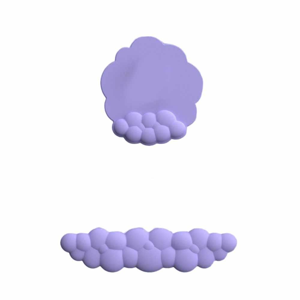 Ergonomic Keyboard Wrist Support Pad Anti-Slip Cloud  Mouse Pad Mouse Cushion  Protection Rest